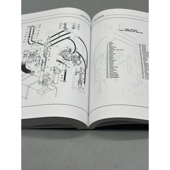 Clymer Sea-D00 W809-3 Shop Manual 1988-1996 Maintenance Repair book READ - Picture 8 of 15